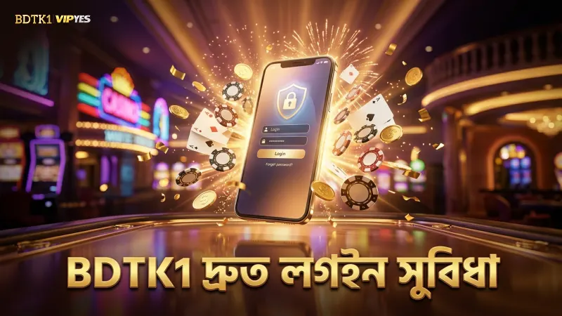 BDTK1 ক্যাসিনোতে দ্রুত লগইন প্রক্রিয়া খেলোয়াড়দের সময় বাঁচায়