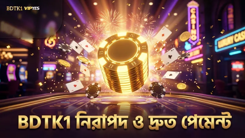 BDTK1 ক্যাসিনো নিরাপদ ডিপোজিট ও দ্রুত উত্তোলন নিশ্চিত করে