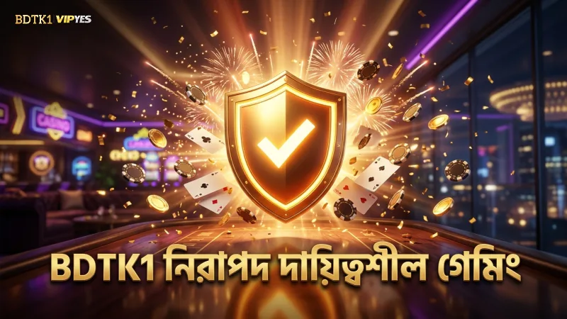 BDTK1 ভিআইপি ক্লাবে নিরাপত্তা ও দায়িত্বশীল গেমিং নিশ্চিত