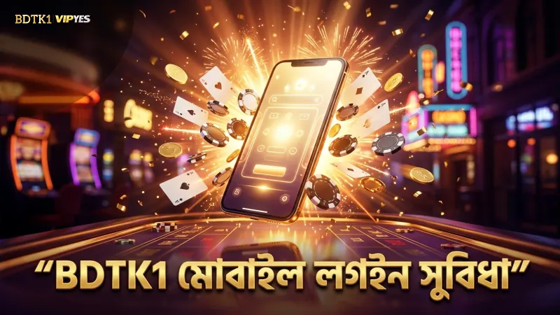 BDTK1 অ্যাপে মোবাইল থেকে সহজ লগইন ও বেটিং সুবিধা