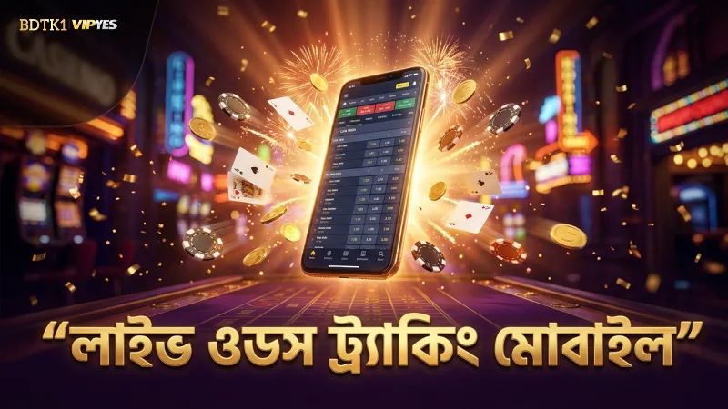 লাইভ ওডস ট্র্যাকিং মোবাইলে দ্রুত বেটিং সুবিধা দেয়।