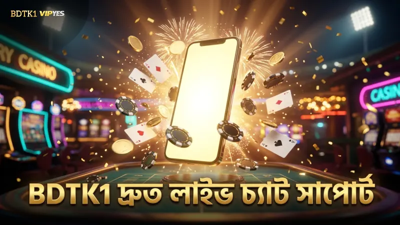 BDTK1 এর লাইভ চ্যাটে গড় রেসপন্স সময় মাত্র ৩০ সেকেন্ড।
