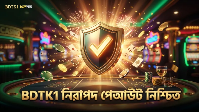 নিরাপদ ও পরীক্ষিত পেআউট রেট নিশ্চিত করে BDTK1 এর গেমিং বিশ্বস্ততা
