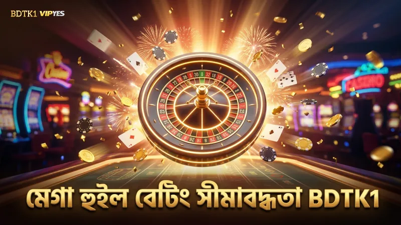মেগা হুইল গেমে বেটিং সীমাবদ্ধতার গুরুত্ব নির্ণয় করে।
