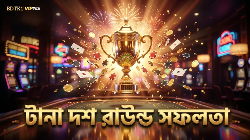 ৫টি বোমার গ্রিডে টানা ১০ রাউন্ড খেলে সফলতা অর্জন