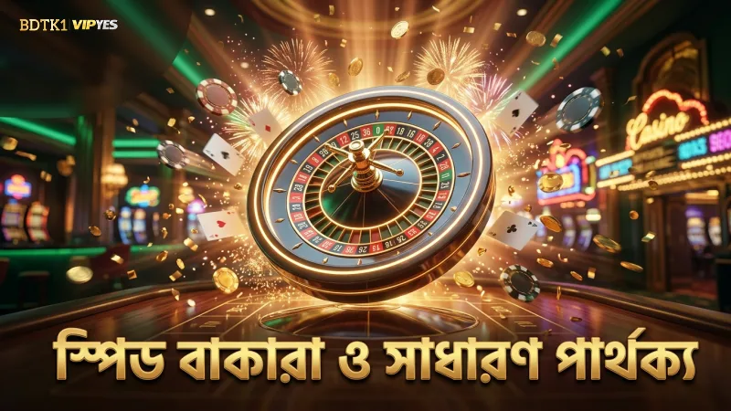 স্পিড বাকারা এবং সাধারণ বাকারার নিয়মগত পার্থক্য বোঝায়